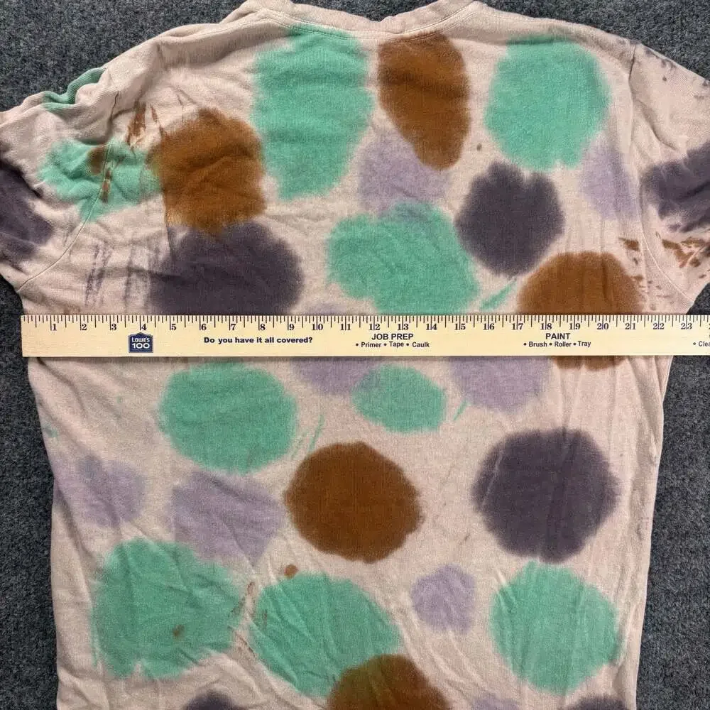 Jungmaven Tie-Dye Long Sleeve Crewneck Shirt XL Hemp Organic Cotton